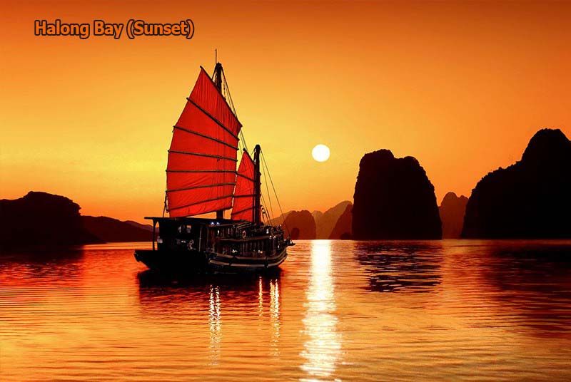 Halong Bay (sunset)